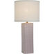 Augustus 32 inch 150 watt Pink Peony Table Lamp Portable Light