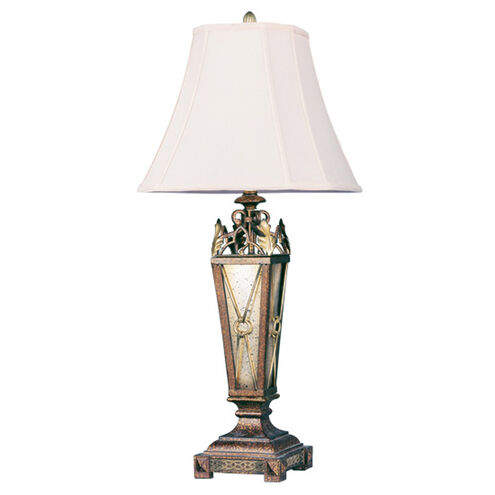 Livex Lighting Bristol Manor 1 Light Table Lamp in Palacial Bronze with Gilded Accents 8830-64