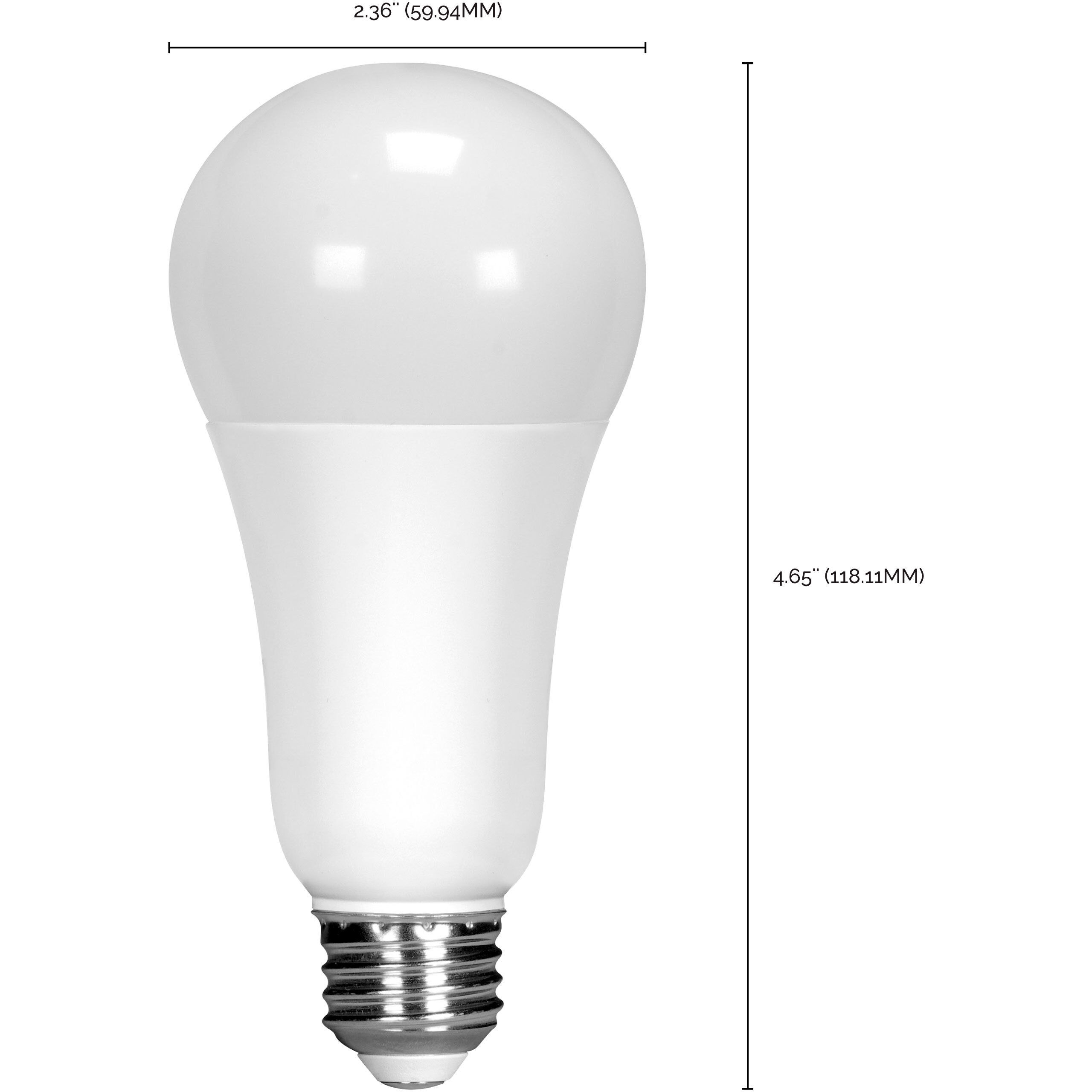 Lumos LED Medium 16.50 watt 120 4000K Light Bulb