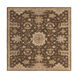 Caesar 48 X 48 inch Brown and Brown Area Rug, Wool