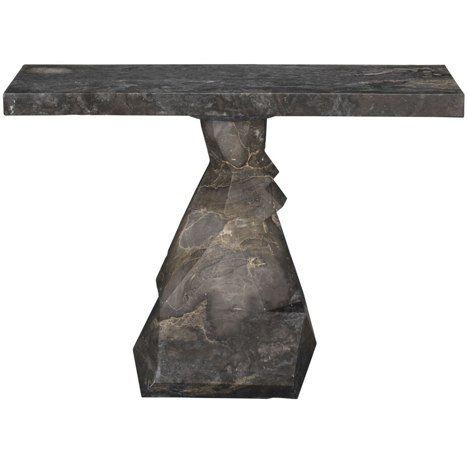 Tilden 42 X 18 inch Black Marble Console