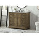 Americana 42 X 22 X 35 inch Driftwood Vanity Sink Set