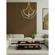 Pearl LED 49.25 inch Legacy Brass Chandelier Ceiling Light