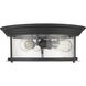 Sonna 3 Light 15.5 inch Matte Black Flush Mount Ceiling Light