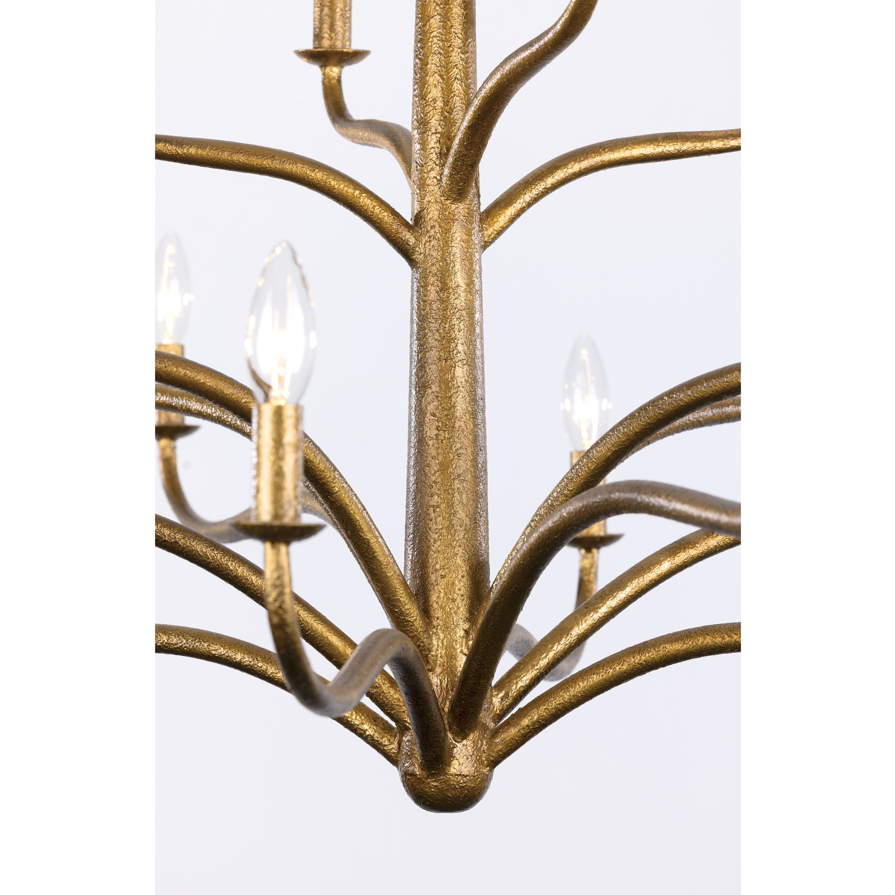 Dorianne 16 Light 44 inch Textured Dusken Brass Chandelier Ceiling Light
