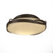 Flora 2 Light 13.9 inch White Flush Mount Ceiling Light