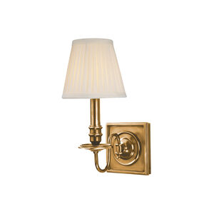 Sheldrake 1 Light 6 inch Aged Brass Wall Sconce Wall Light