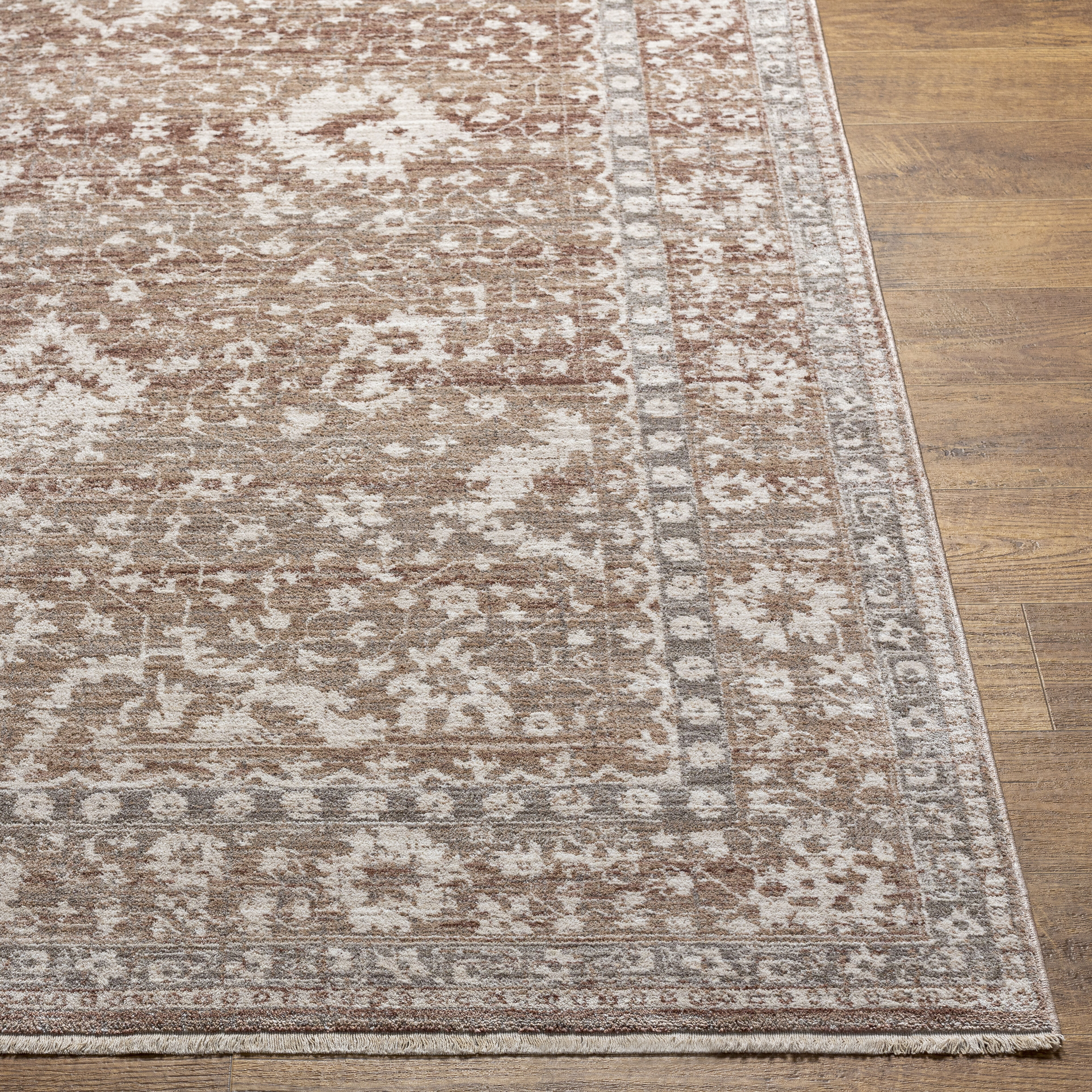 Carlisle 93 X 63 inch Taupe Rug, Rectangle