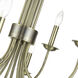 Estate 12 Light 36 inch Antique Brass 2-Tier Chandelier Ceiling Light