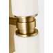 C&M by Chapman & Myers Fairfax 2 Light 4.17 inch Estate Brass Bath Vanity Wall Light in Standard
