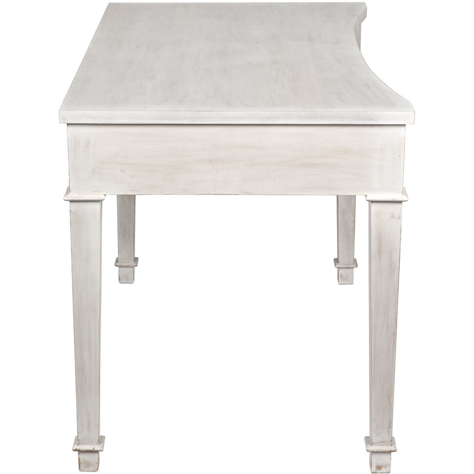 Curba 48 X 26 inch White Wash Desk