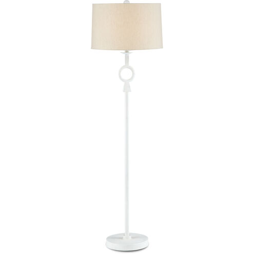 Germaine 62 inch 150 watt White Floor Lamp Portable Light