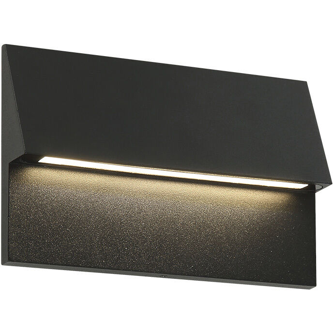 Dawn LED 5 inch Matte Black Wall Sconce Wall Light