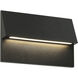 Dawn LED 5 inch Matte Black Wall Sconce Wall Light
