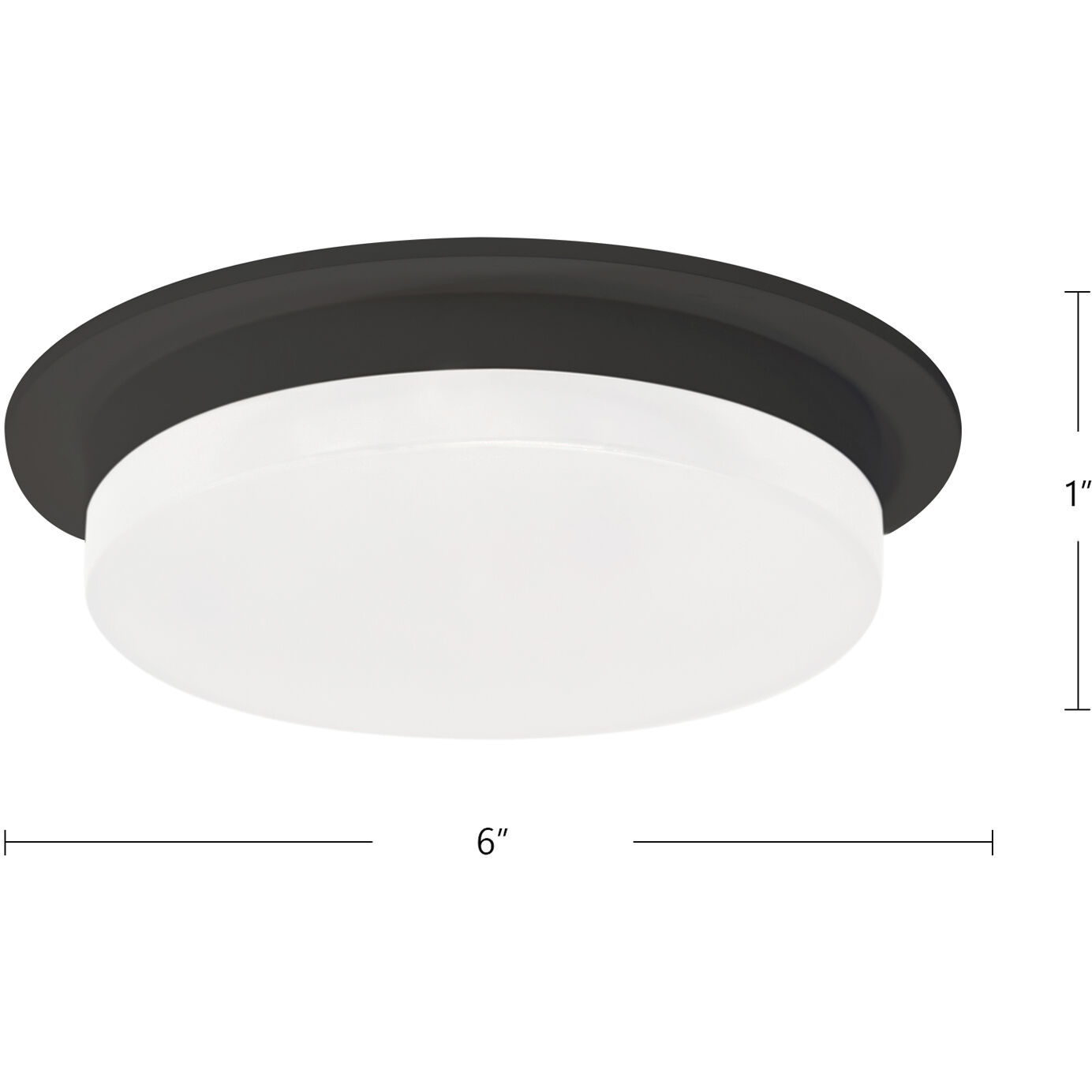 Stockton LED 6 inch White Flush Mount Ceiling Light