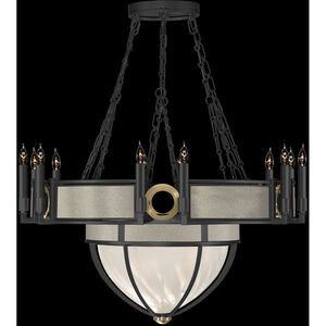Mirage 15 Light 35.75 inch Black Chandelier Ceiling Light