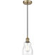 Edison Ellery LED 5 inch Antique Brass Mini Pendant Ceiling Light
