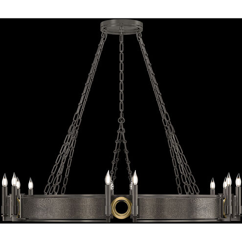 Mirage 12 Light 49.75 inch Black Chandelier Ceiling Light