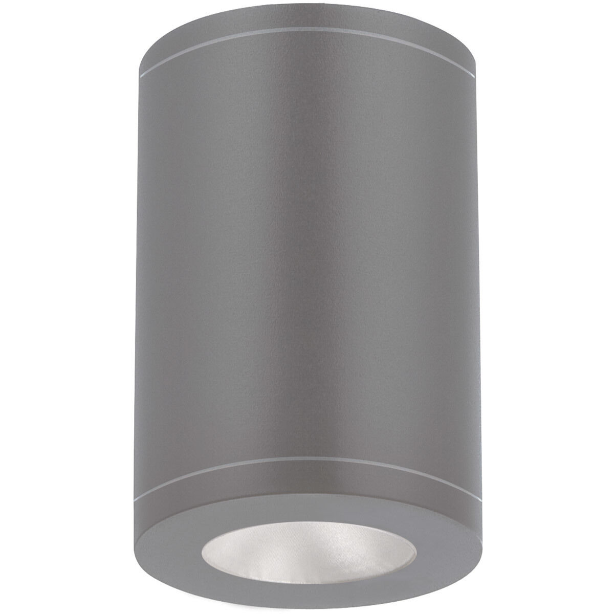 Tube Arch LED 4.88 inch Graphite Outdoor Flush in Narrow, 90, 3000K