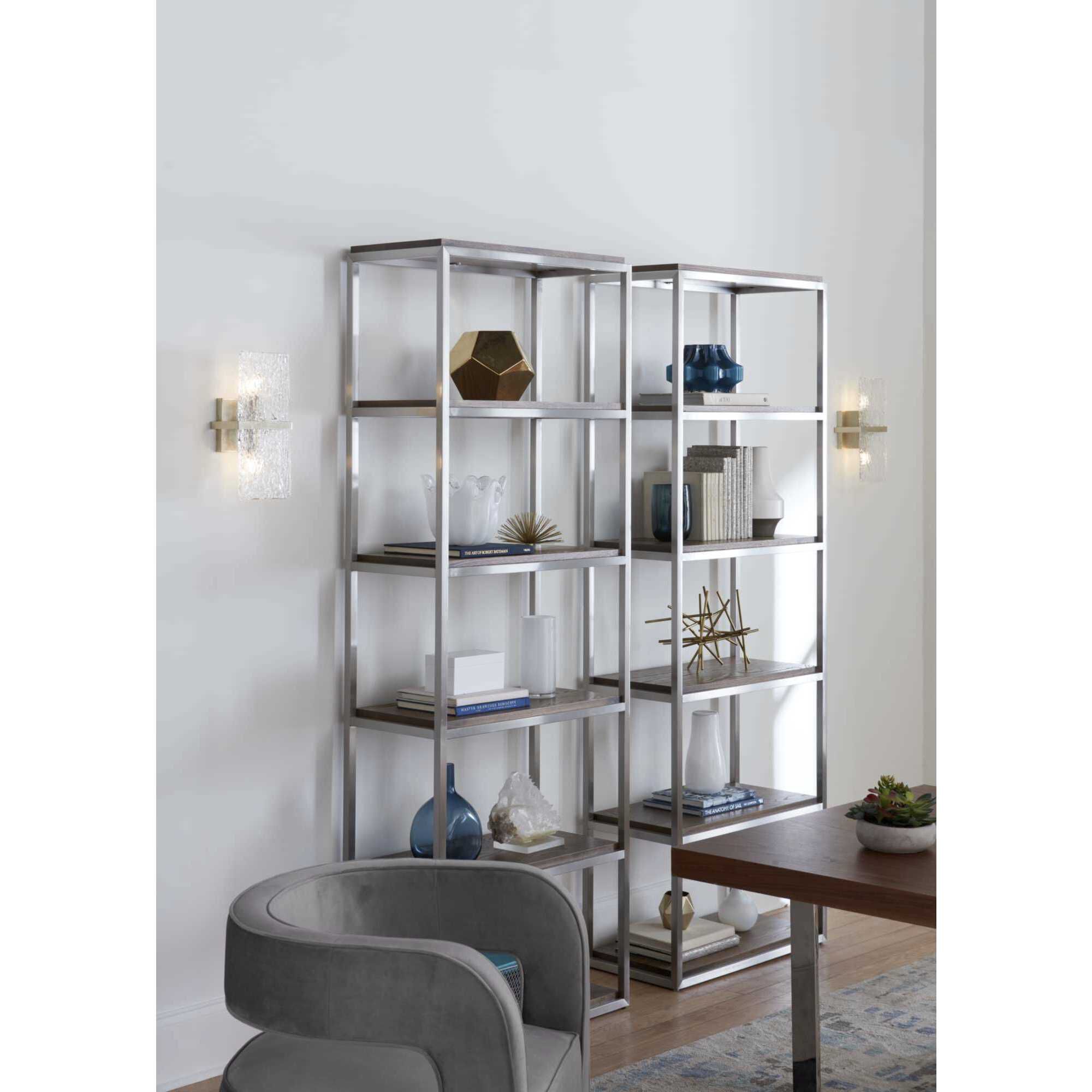 Chevall 2 Light 7 inch Gilded Silver Wall Sconce Wall Light, Design Series