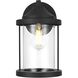 Roy 1 Light 12 inch Black Outdoor Wall Sconce