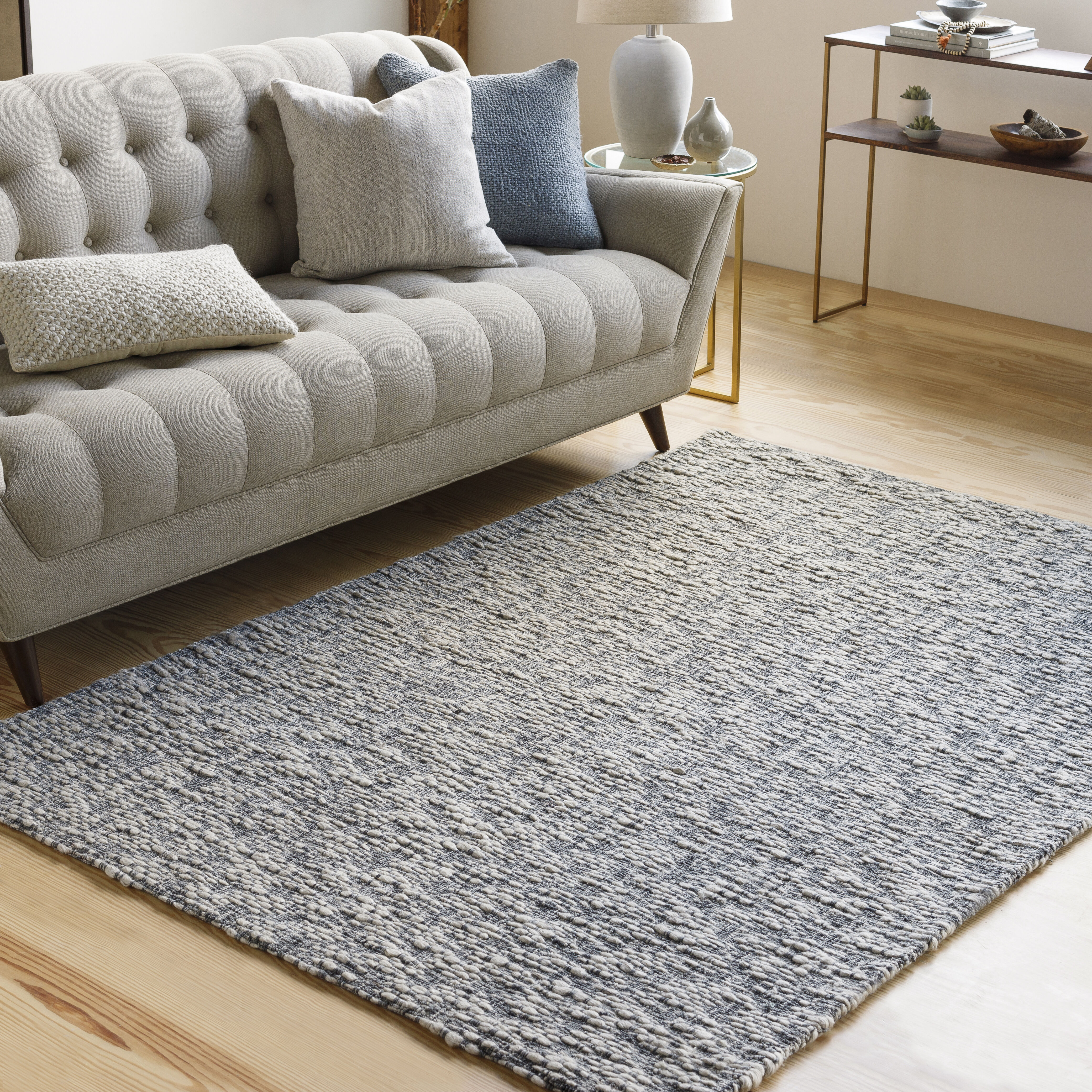 Mayfair 168 X 120 inch Pale Blue Rug in 10 x 14, Rectangle