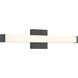 Maxx 24 inch Matte Black Bath Vanity Light Wall Light