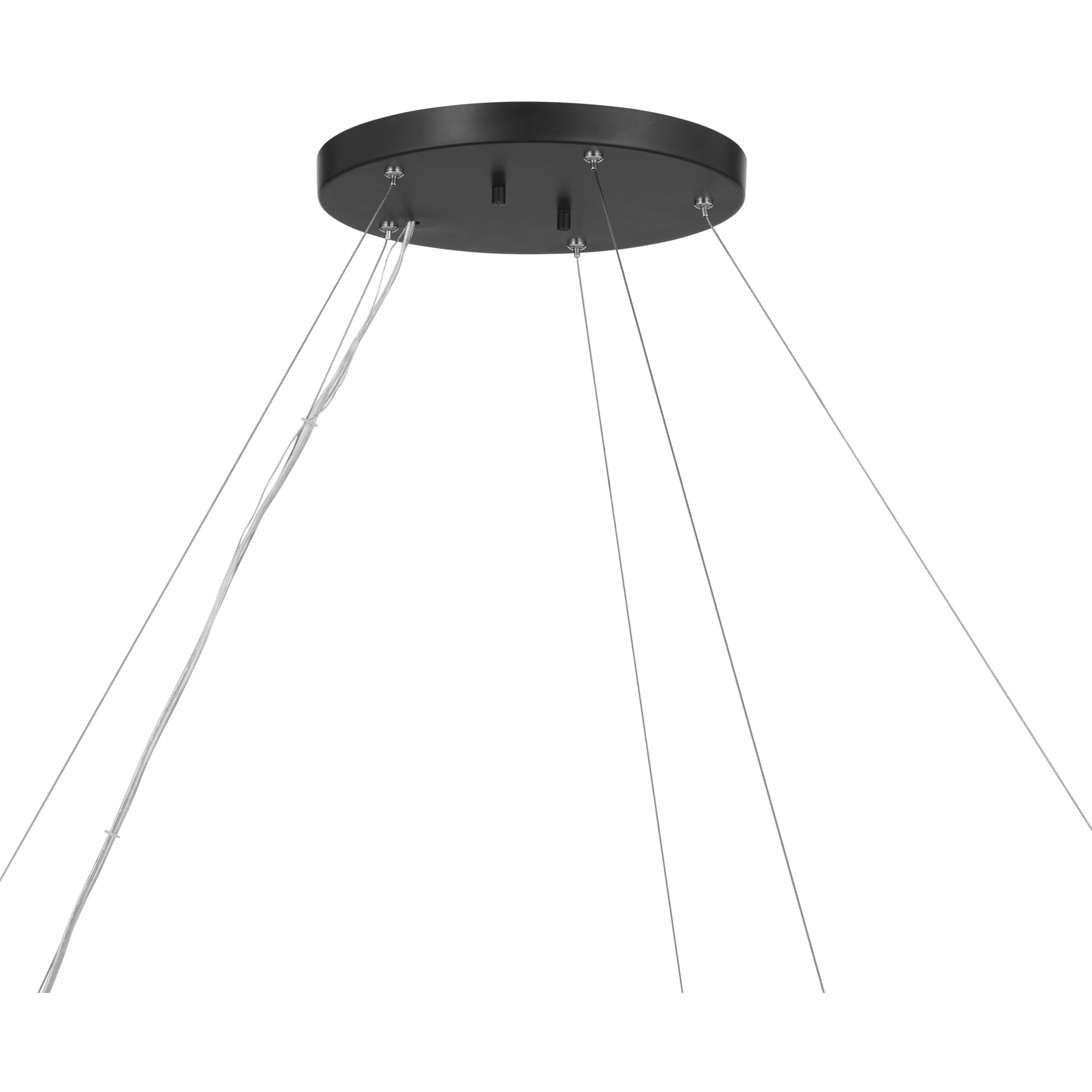 Rosalind 10 Light 50 inch Black Chandelier Ceiling Light