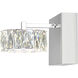 Milan LED 7 inch Chrome Bathroom Sconce Wall Light