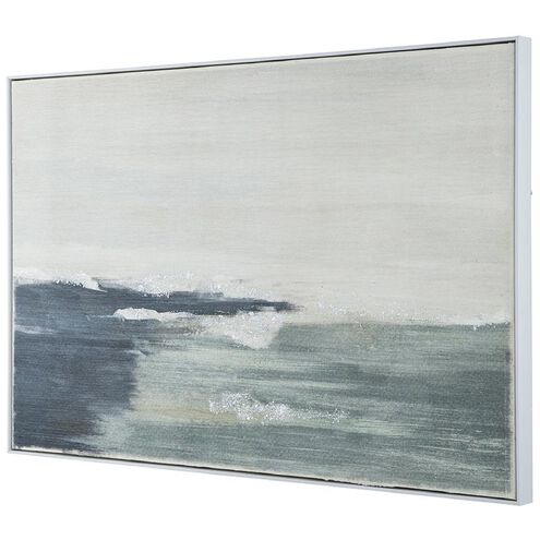 Abstract Blue/White Wall Art