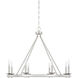 Middleton 8 Light 33 inch Satin Nickel Chandelier Ceiling Light, Essentials