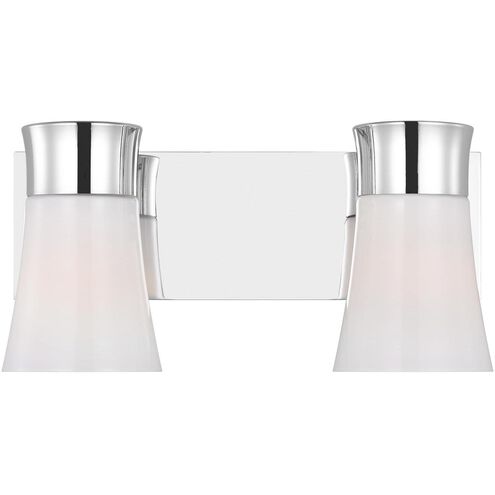 Drew & Jonathan Scott Roy 2 Light 14.5 inch Chrome Vanity Light Wall Light