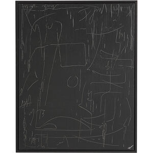 Haiku Black Canvas Art