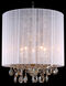 4307 Series 25 inch Chandelier Ceiling Light