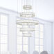 Madeline LED 24 inch Chrome Down Chandelier Ceiling Light