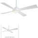 Aluma 52 inch Flat White Ceiling Fan