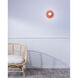 Ambiance Collection 1 Light Gloss Blush Wall Sconce Wall Light