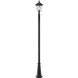 Armstrong 2 Light 114 inch Black Outdoor Post Mounted Fixture