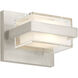 Sean Lavin Kamden LED 5 inch Satin Nickel Wall/Bath Light Wall Light in LED 90 CRI 3000K, Integrated LED