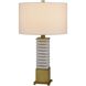 Cranbourne 28.25 inch 150.00 watt Antique Brass and Marble Table Lamp Portable Light