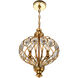 Altair 3 Light 14 inch Antique Bronze Chandelier Ceiling Light