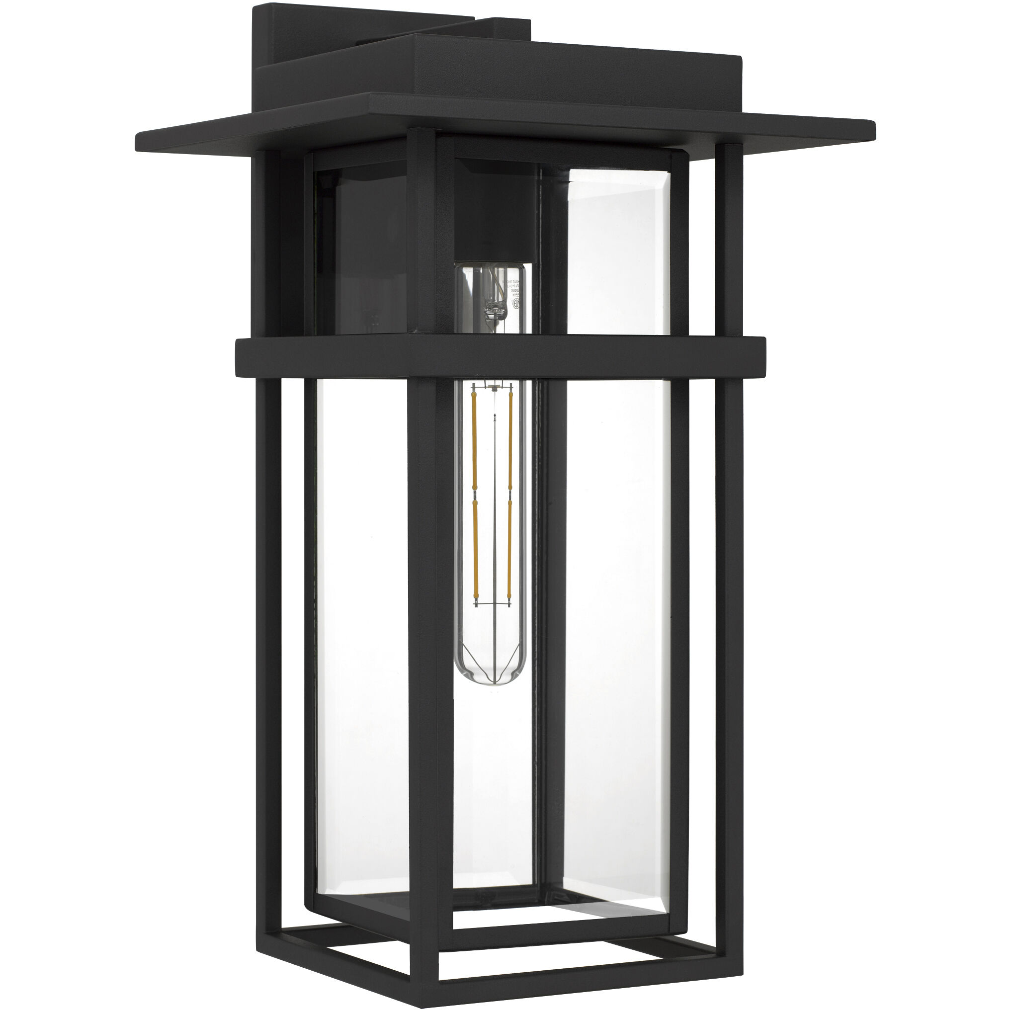 Morgan 1 Light 18 inch Earth Black Outdoor Wall Lantern
