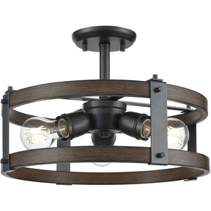 Oakhurst 3 Light Semi-Flush Mount