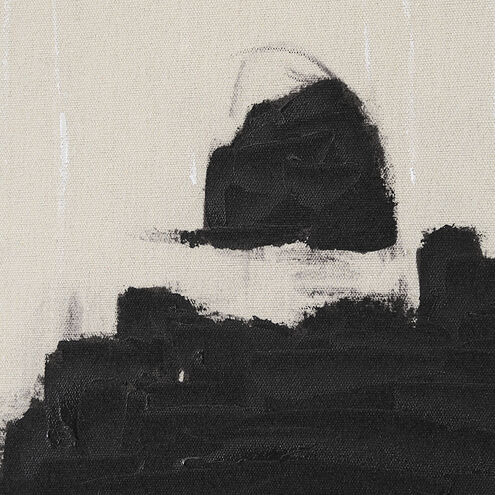 Asia Beige/Black/White Canvas Art, 2 Piece