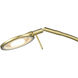 Dessau Flex 18 inch 13.00 watt Satin Brass Desk Lamp Portable Light