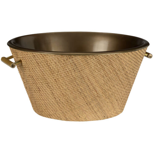 Wildwood Antique Brass/Natural Beverage Chiller