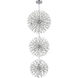 Vera 74 Light 44 inch Chrome Chandelier Ceiling Light