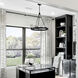 Aragon 6 Light 22.75 inch Matte Black Chandelier Ceiling Light