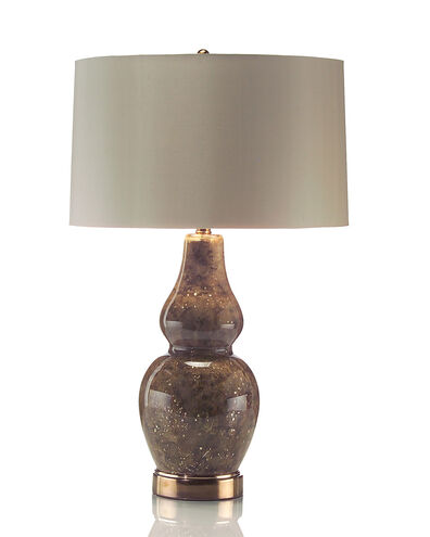 Molten Mocha 31 inch 60 watt Brown and Oyster Table Lamp Portable Light