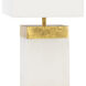 Lily 16 inch 40.00 watt Natural Stone Mini Lamp Portable Light